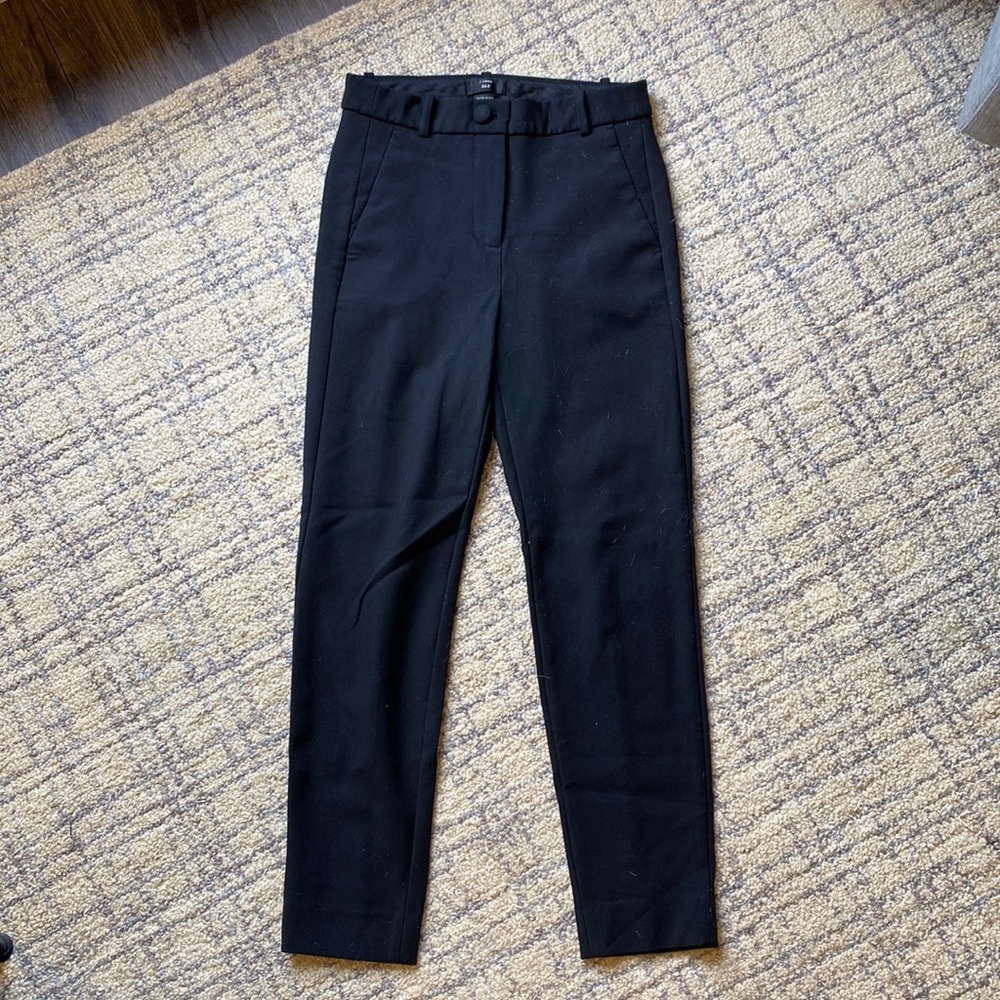 J. Crew Black Pants High-Rise Cameron